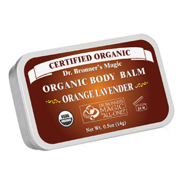 Balsamo corporal de naranja y lavanda 14g bio Dr.Bronner&