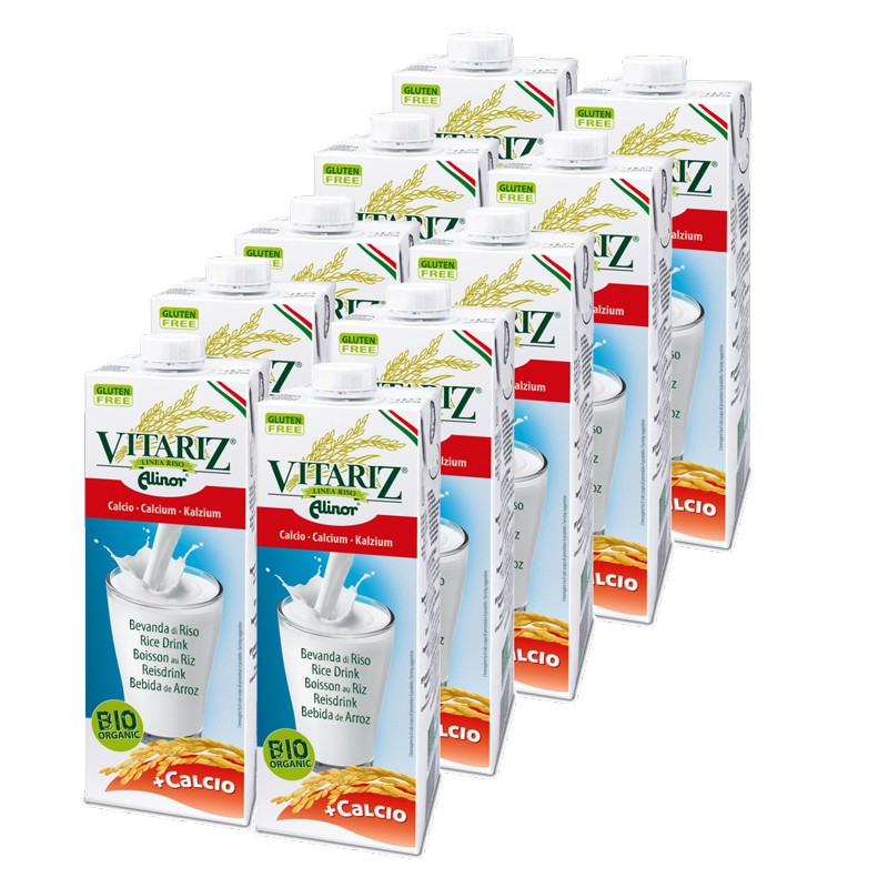 Bebida de arroz con calcio Bio 10x1L Vitariz