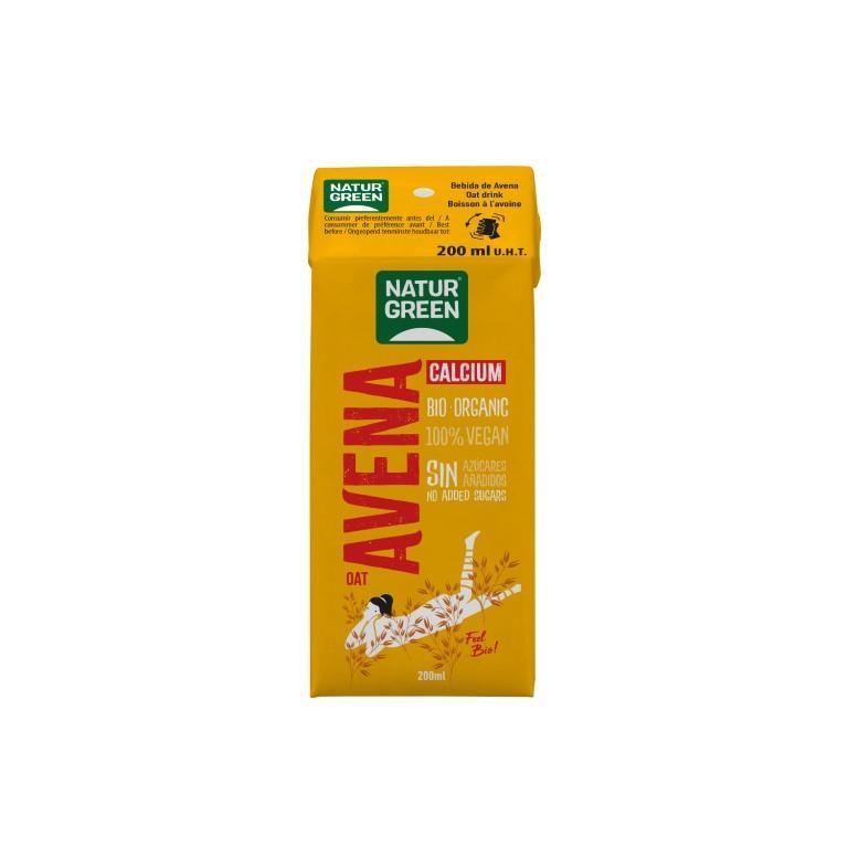 Bebida de avena con calcio bio 200ml Naturgreen