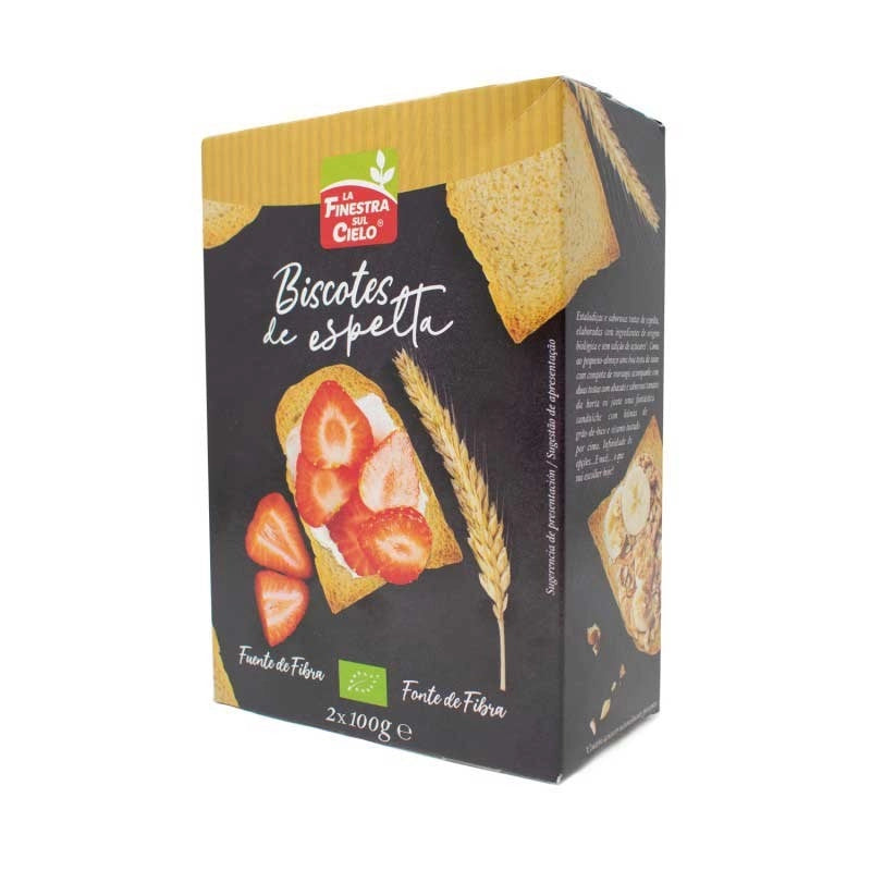 Biscotes de espelta bio 200 g La Finestra