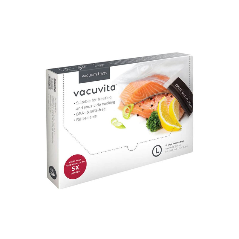 Bolsas para envasar al vacío Grandes - Vacuvita - masquedietasonline.com 