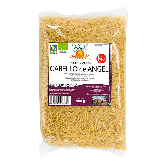 Cabello de ángel de trigo blanco bio 500 g Vegetalia