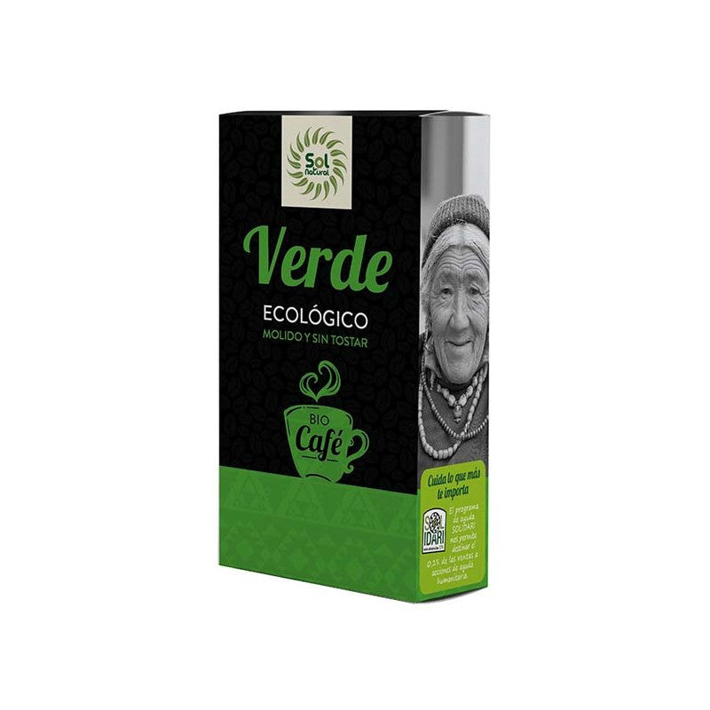 Cafe verde molido bio 350g Sol Natural