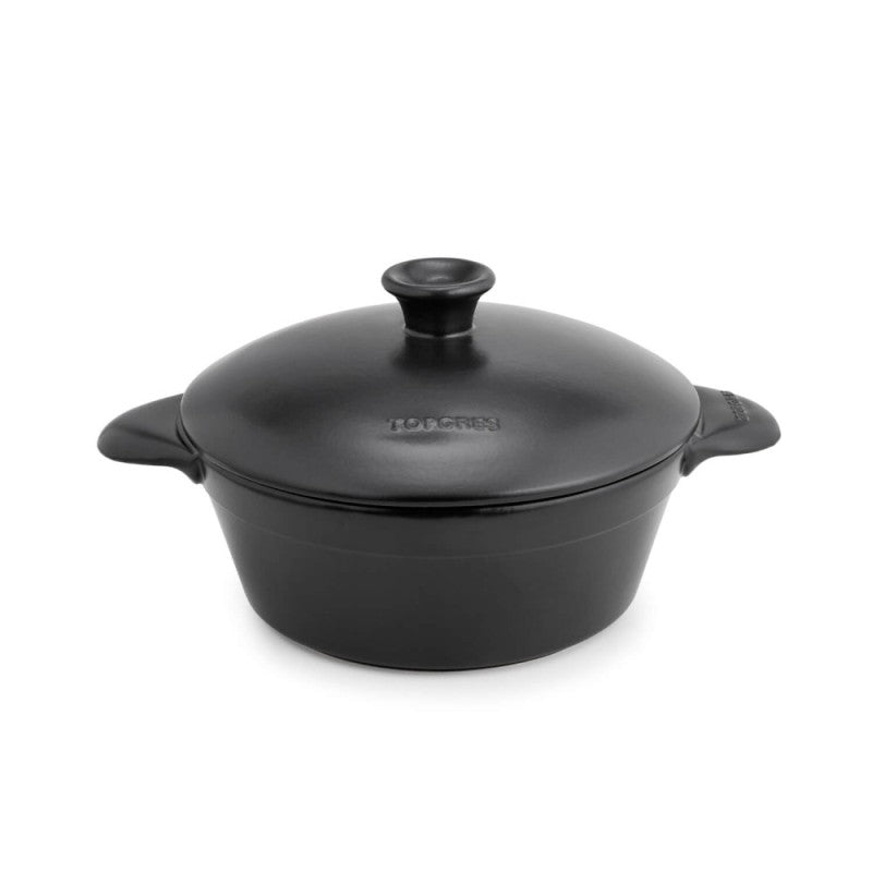 Olla de cerámica gres de varios tamaños color canela - Topgres