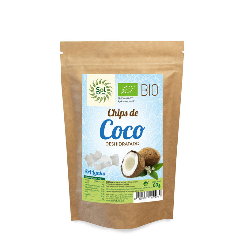 Chips de coco bio 60g Sol Natural