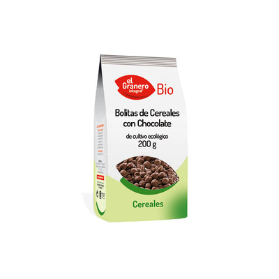CHOCO BUBBLES DE ARROZ BIO, 200 GR - EL GRANERO INTERGRAL - masquedietasonline.com 