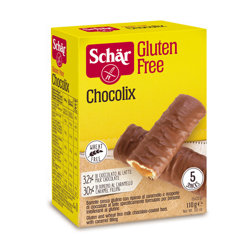 Chocolix barritas 5x22g Schar