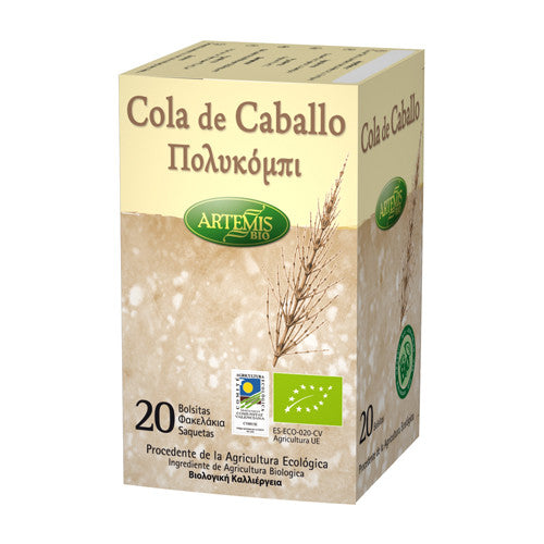 Cola de caballo 20 filtros Artemis