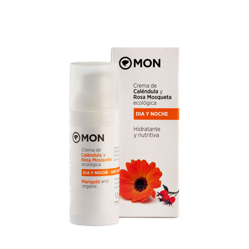 Crema facial calendula y rosa mosqueta dia y noche 50ml Mon Deconatur