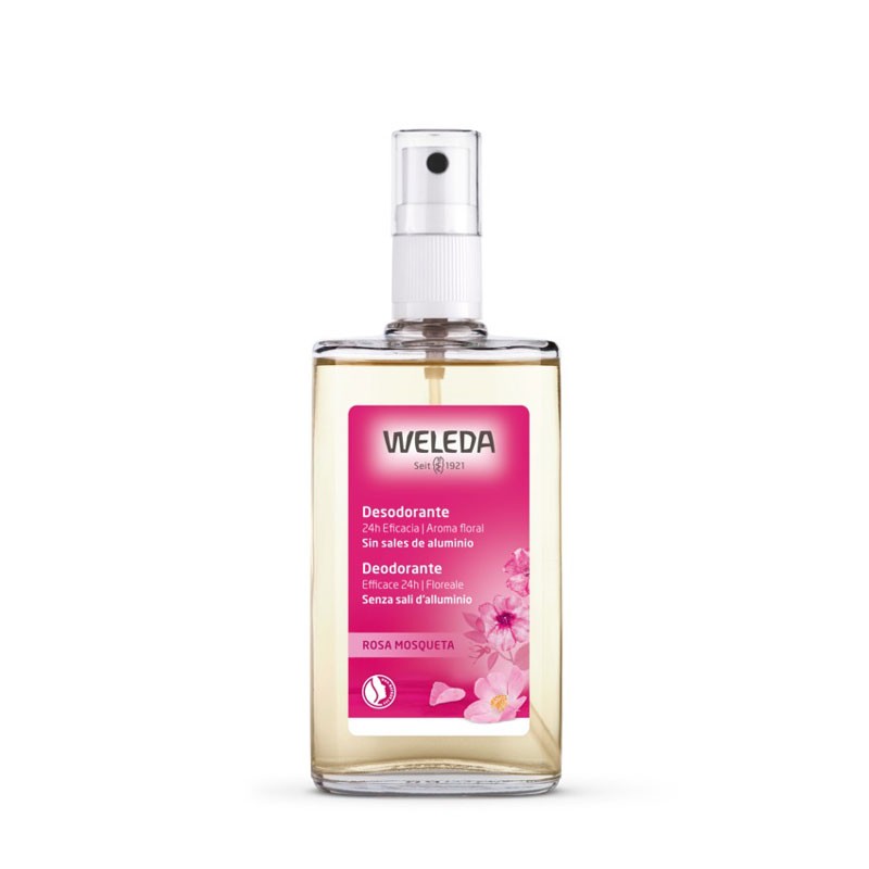 Desodorante de rosa spray 100ml Weleda