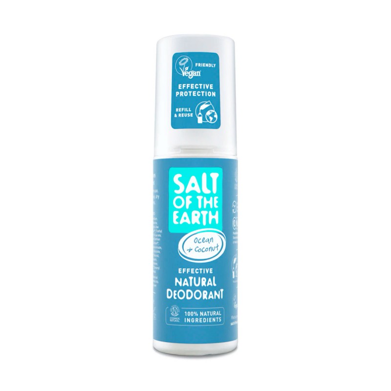 Desodorante spray Oceano y Coco 100ml Salt of the Earth