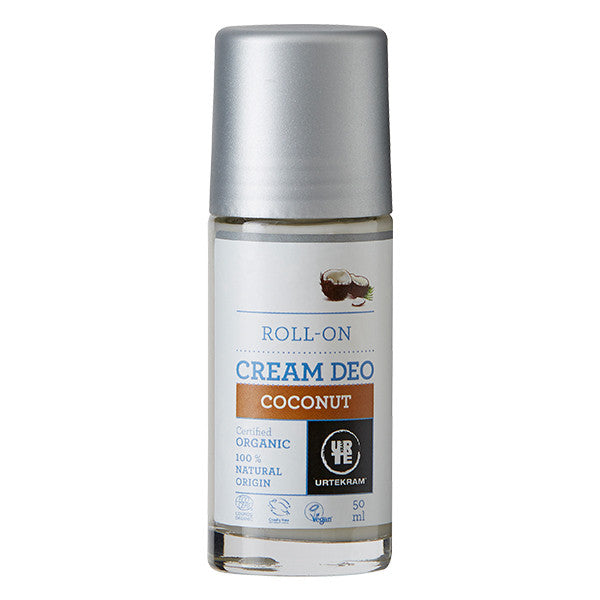 Desodorante roll-on de coco bio 50ml Urtekram