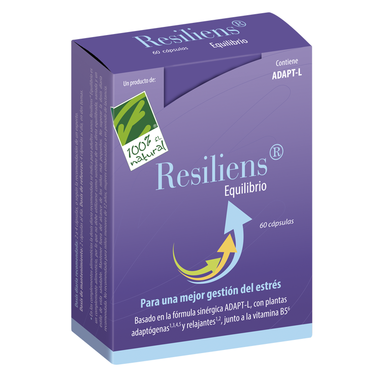 RESILIENS EQUILIBRIO CIEN POR CIEN NATURAL 60 cápsulas