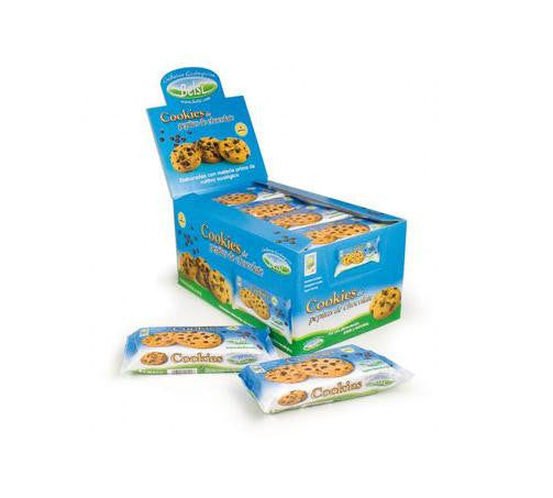 Cookies de trigo con pepitas de chocolate bio 16x60g Belsi