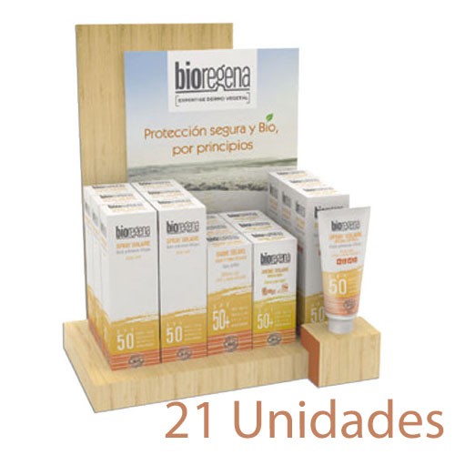 Expositor solares 21 unidades Bioregena