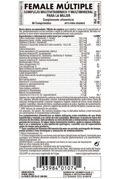 Female Múltiple BIENESTAR DE LA MUJER