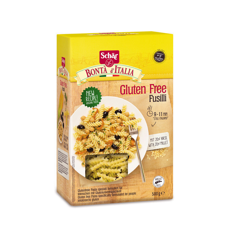 Fusilli de tirabuzón 500 g Schar