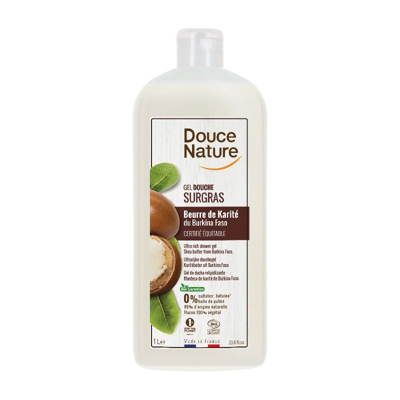 Gel-Ducha Manteca de Karite Bio 1L Douce Nature
