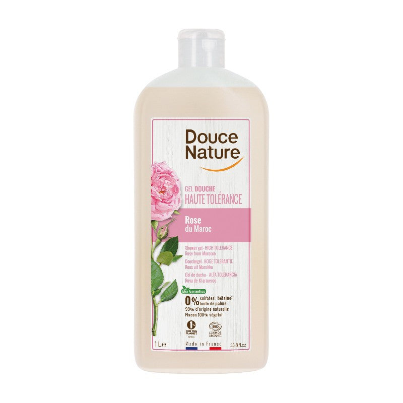 Gel Ducha Rosa Bio 1L Douce Nature