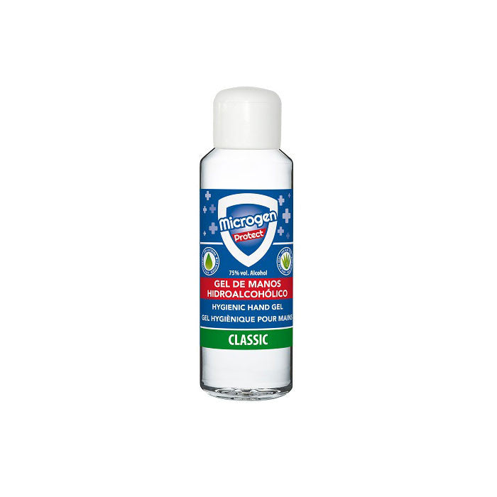 Gel Hidroalcohólico higienizante con Aloe vera y Glicerina 100ml Microgen