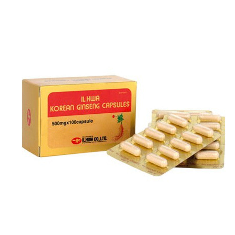 GINSENG KOREANO 500MG 50 CAP - ILHWA CO