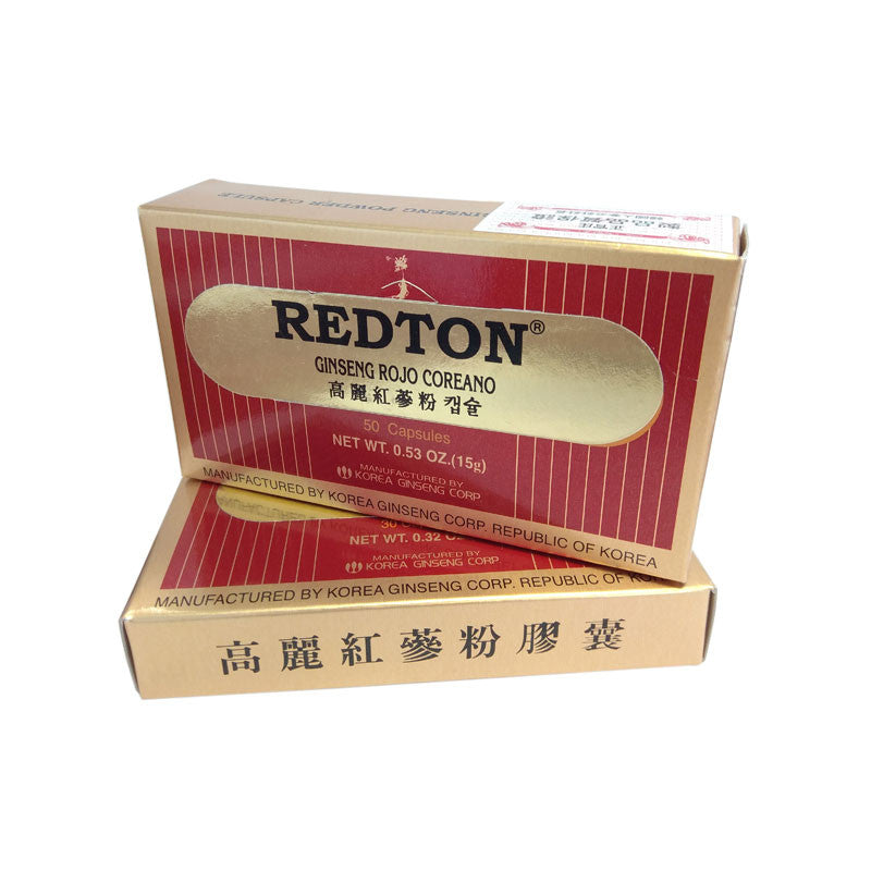 Ginseng rojo koreano 300mg 50 capsulas Redton