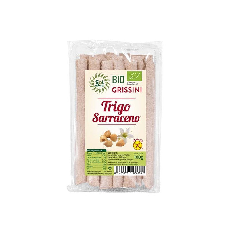 Grissoni de trigo sarraceno bio 100g Sol Natural