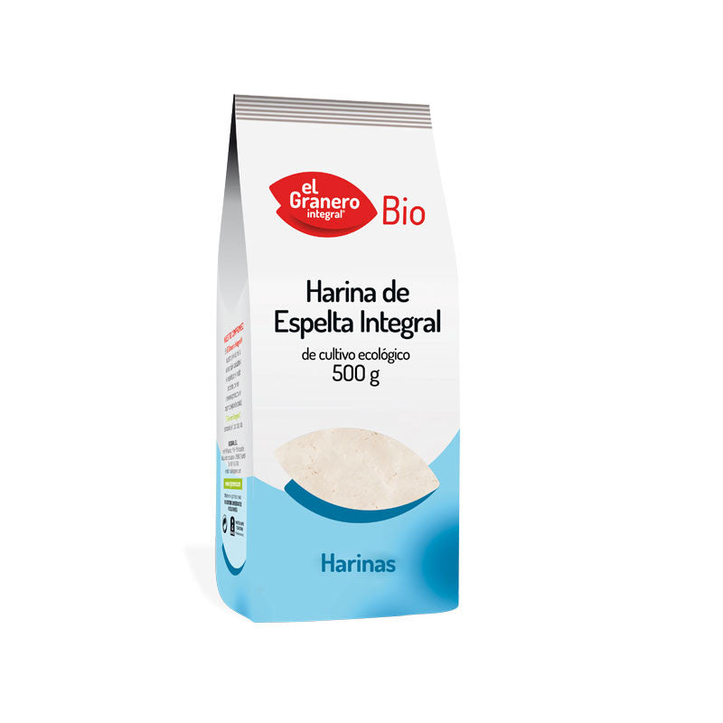 HARINA DE ESPELTA INTEGRAL BIO, 500G - EL GRANERO INTEGRAL