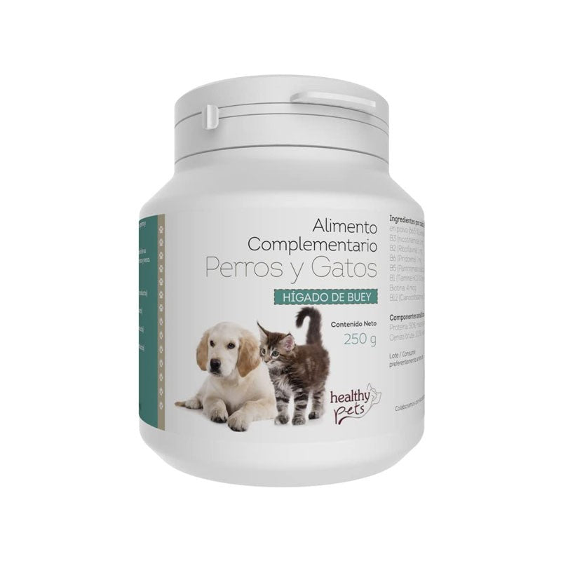 Hígado de buey healthy hair polvo 250g Healthy Pets