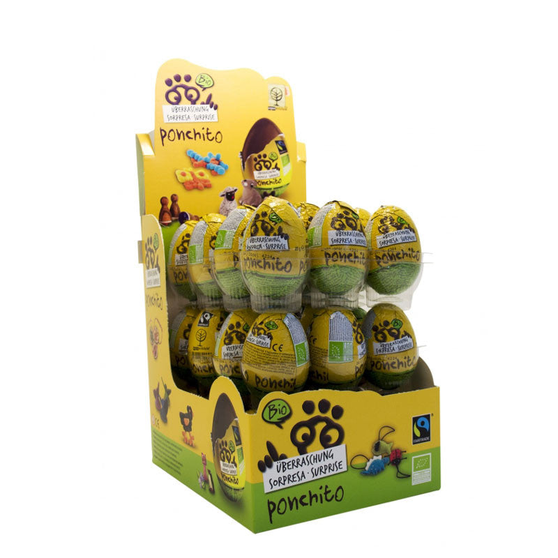 Ponchito huevo de chocolate Bio 36x20g La Finestra