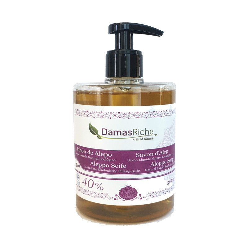 Jabon de Alepo Liquido 40% bio 500ml Damasriche
