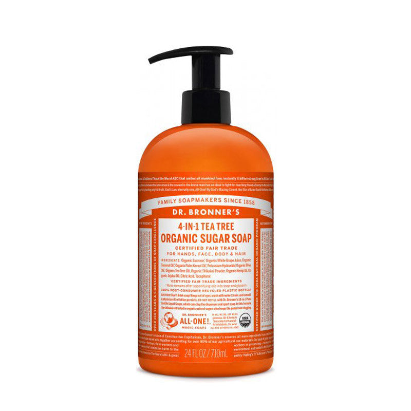 Jabon de Azucar Arbol del Te 355ml Dr. Bronner&