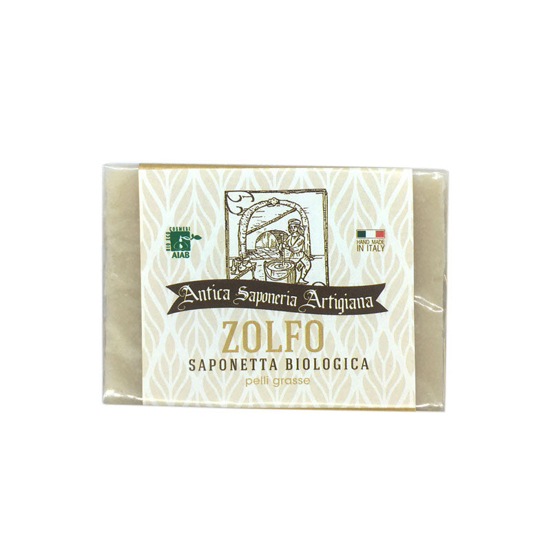 Jabon de Azufre bio 100g La saponeria artigiana