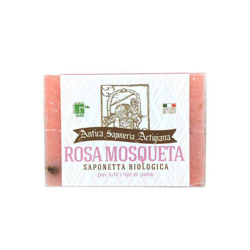 Jabon de Rosa Mosqueta Bio 100g La saponeria artigiana