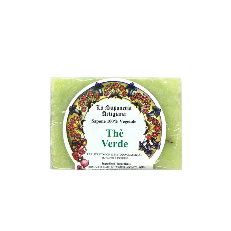 Jabon de te verde 100g La saponeria artigiana