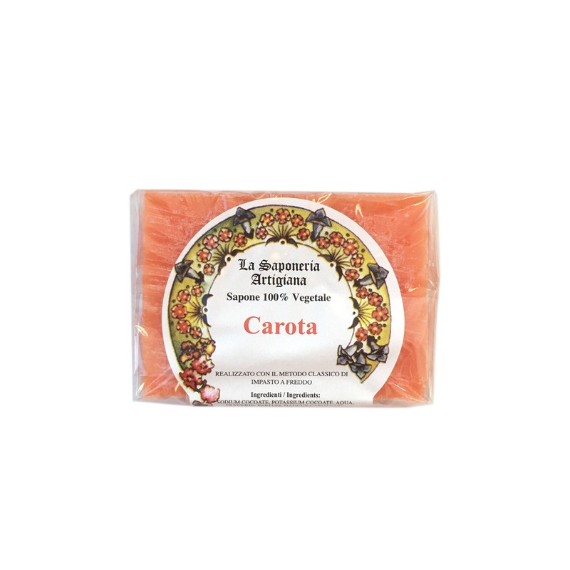 Jabon de Zanahoria 100g La saponeria artigiana