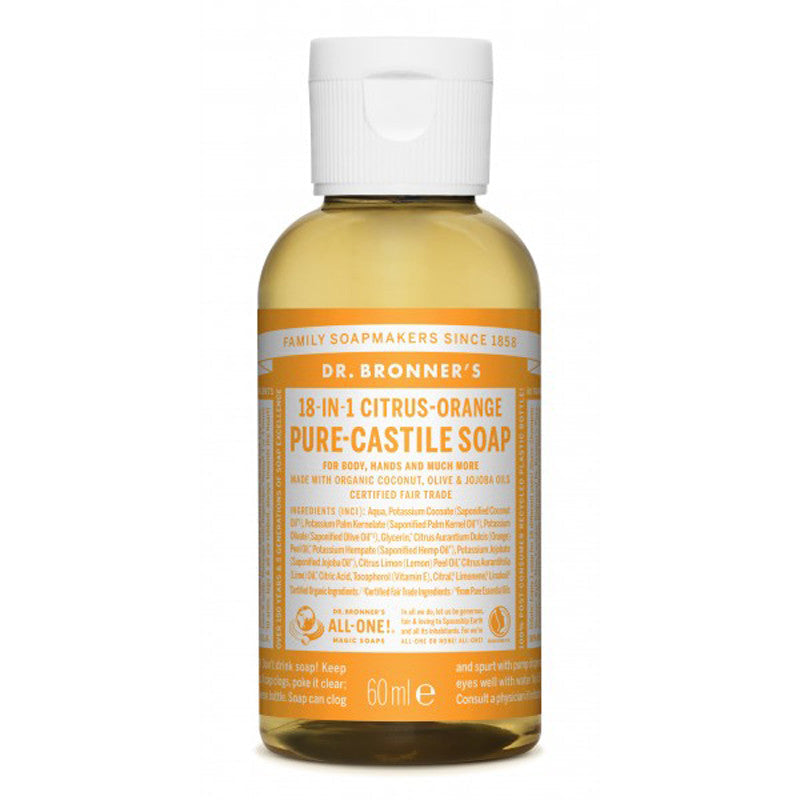 Jabon liquido citricos 60 ml Dr. Bronner&