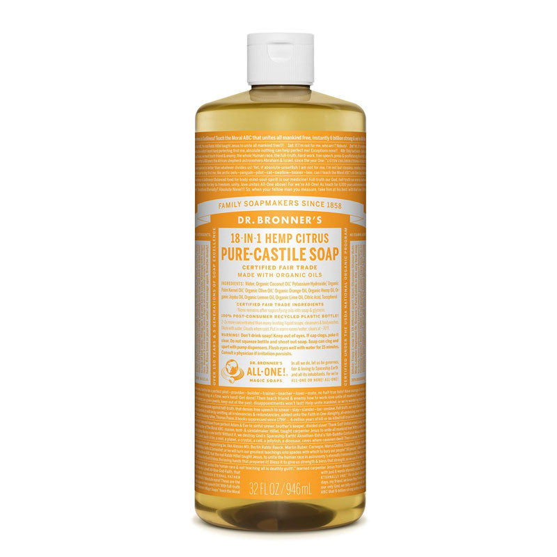 Jabon liquido Citricos Naranja 945ml Dr.Bronner&