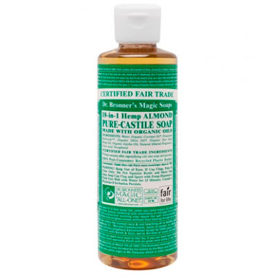 Jabon liquido de almendras bio 240 ml Dr. Bronner&