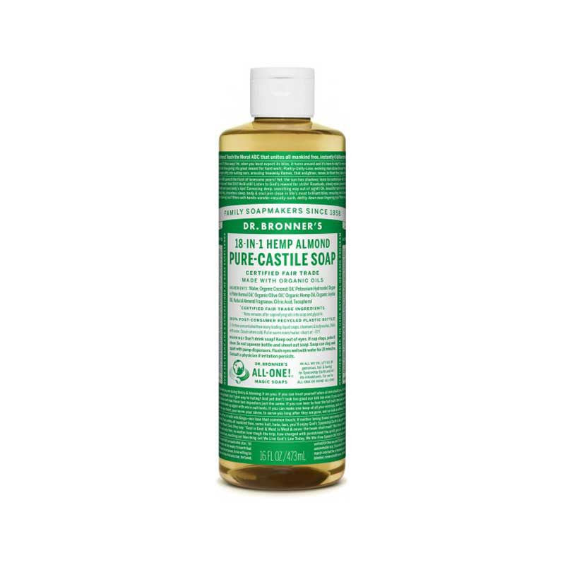 Jabon liquido de almendras bio 475ml Dr. Bronner&