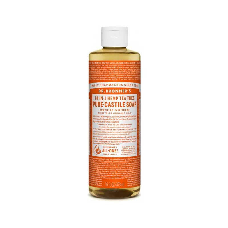 Jabon liquido de arbol del te bio 475ml Dr. Bronner&