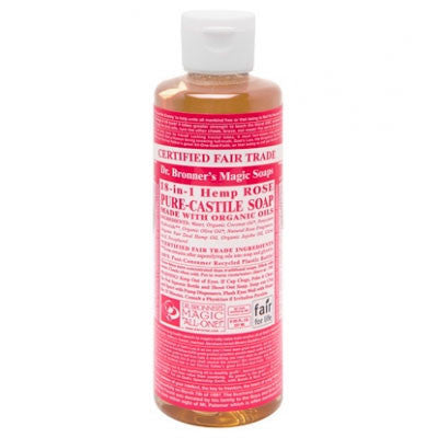 Jabon liquido rosa bio 240 ml Dr. Bronner&
