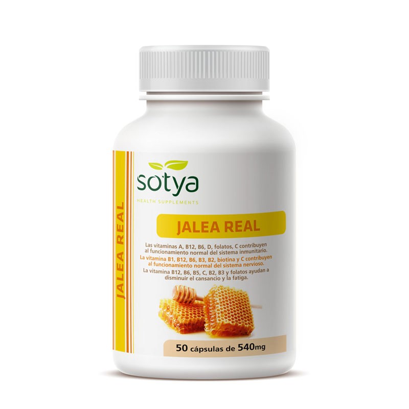 Jalea real con vitaminas 540mg 50 capsulas Sotya