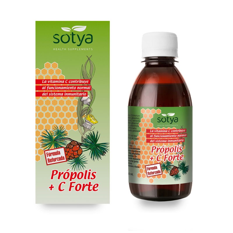 Jarabe de propoleo con vitamina  C - bronquiton 250ml Sotya