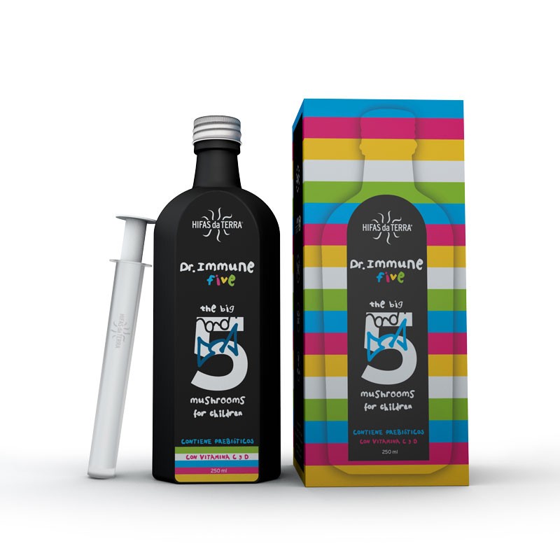 Jarabe infantil Dr.Immune Five (Defensas) Bio 250ml - HIFAS DA TERRA