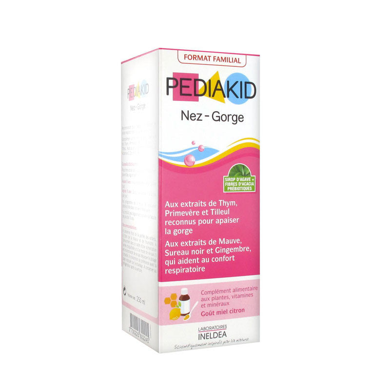 Jarabe nariz-garganta formato familiar 250 ml Pediakid