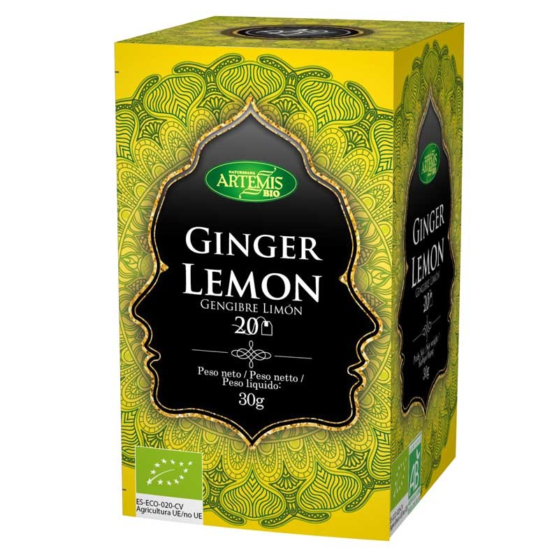Jengibre limon - Ginger lemon 20 filtros Artemis
