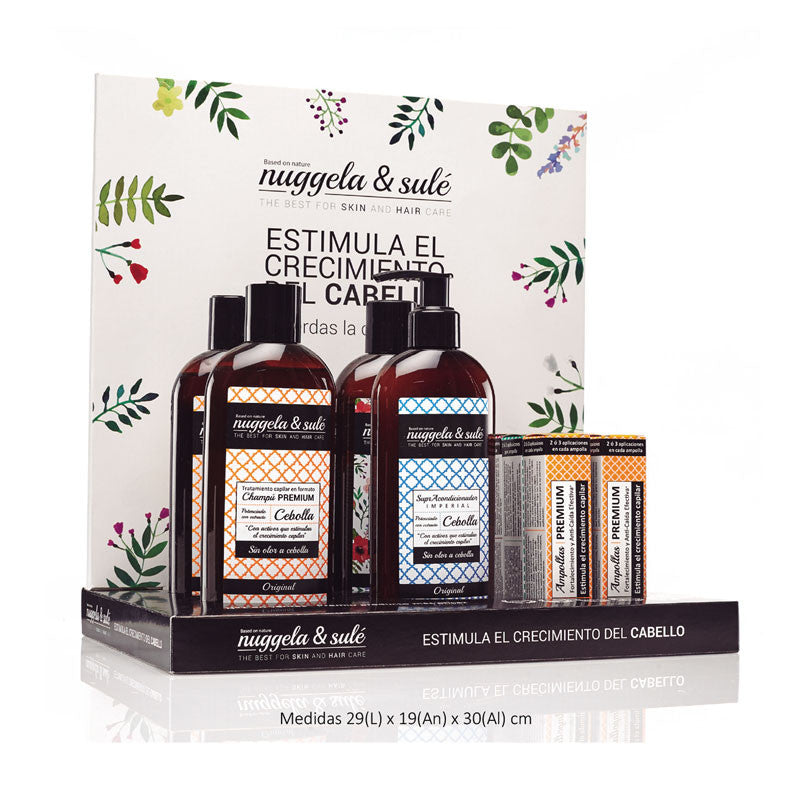 Kit Expositor Iberia+regalo champu cebolla 250 ml Nuggela & Sule