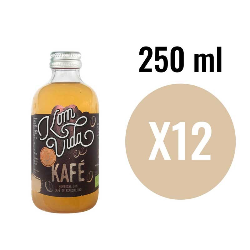 Kombucha Kafe Bio 12x250ml Komvida