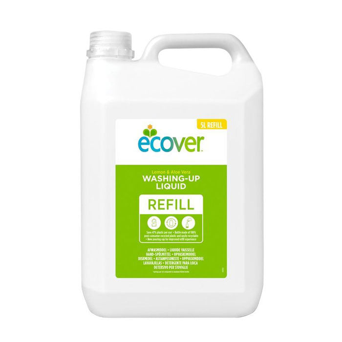 Lavavajillas liquido de limon y aloe vera 5L Ecover